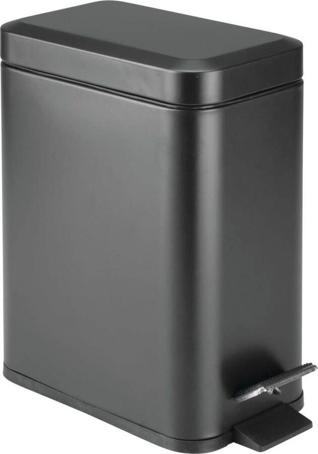 Touch Bin Recycling matzwart