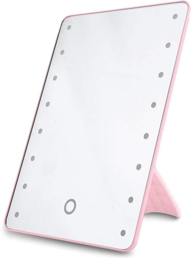 Touch-verlichting led-make-upspiegel voor thuis en onderweg make-up en scheren staande spiegel