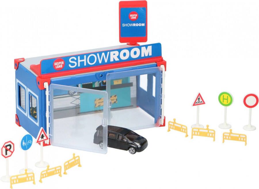 A&K Toys Auto Speelset Showroom Garage 34-delig
