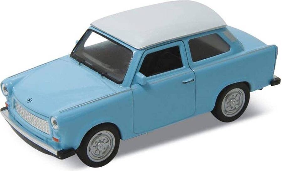 Trabant 601 (Lichtblauw Wit) (10 cm) 1 34 Welly -modelauto schaalmodel miniatuurauto