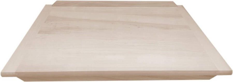 Traditionele deegroller van hout om te kneden 60 cm x 40 cm