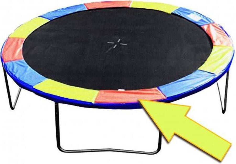 Trampoline rand afdekking 366 cm diameter regenboog kleuren