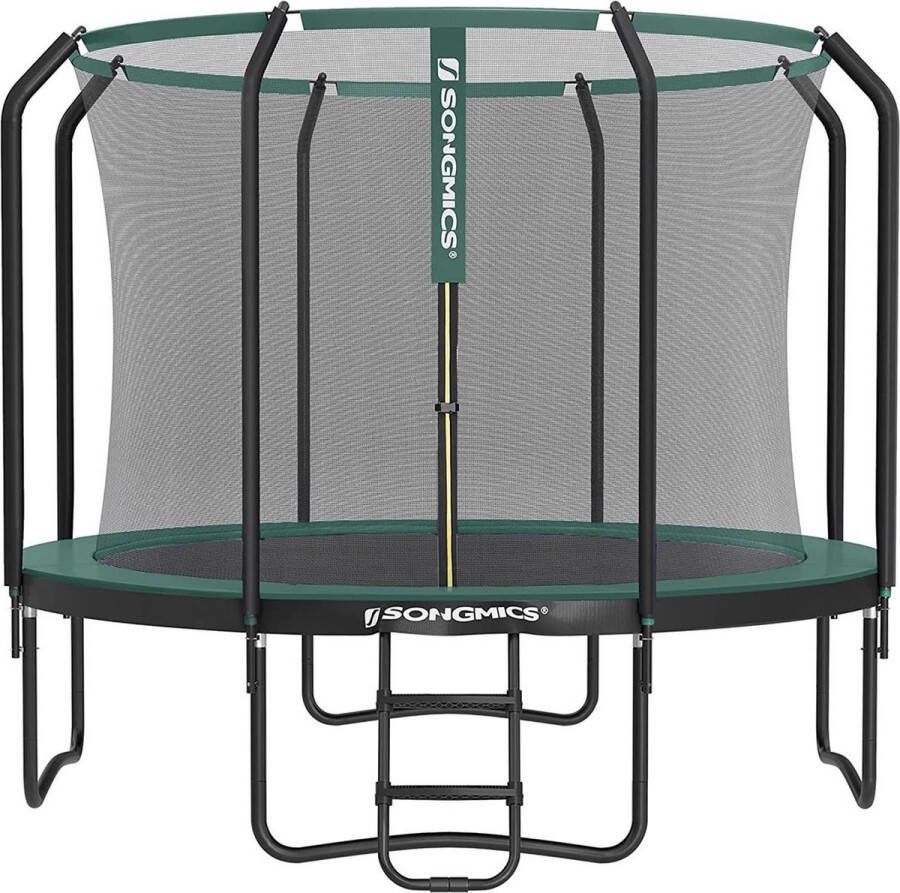Trampoline Zeb 366 cm Trampoline met veiligheidsnet en ladder gewatteerd frame voor kinderen en volwassenen binnennet