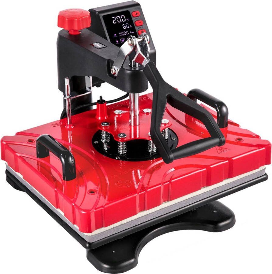 PerfectGear Transferpers Drukmachine Hittepers Drukpers Heat Press Machine Sublimatie Printer 38 x 30 CM