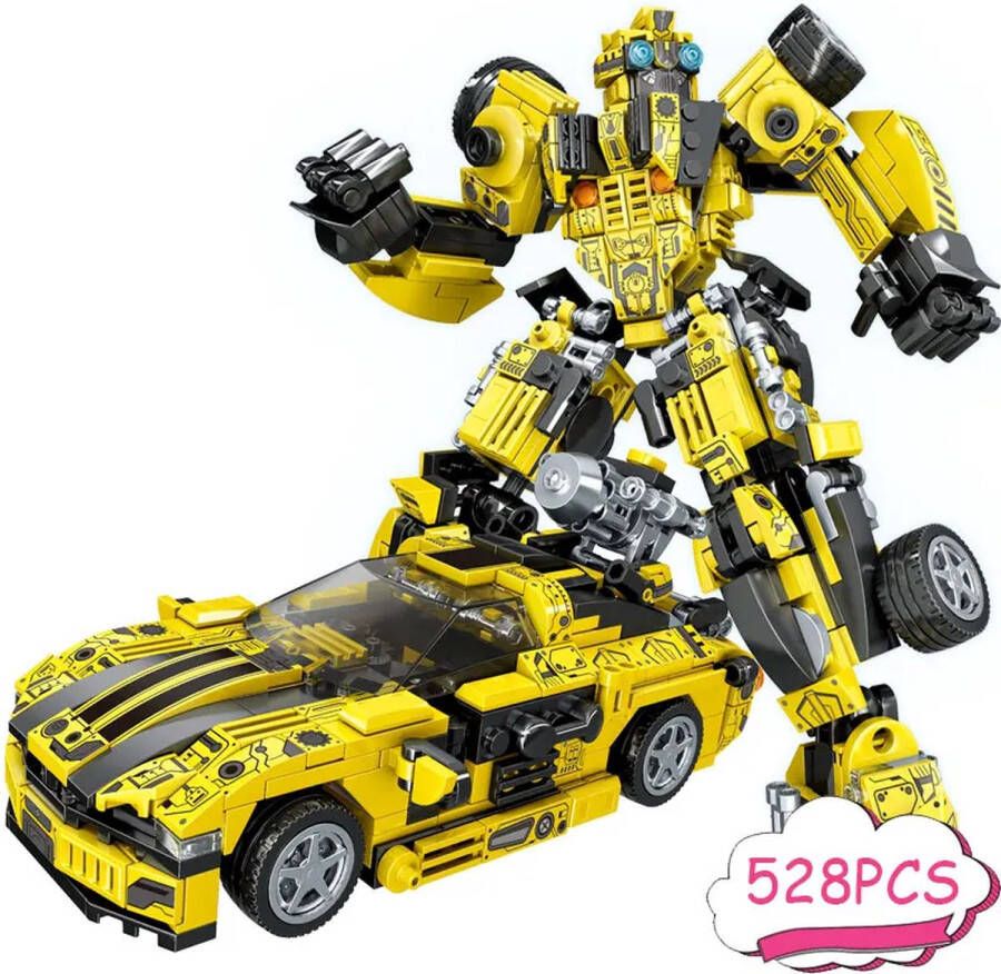 Transformers bumblebee Transformers speelgoed LEGO compatible Transformers legacy Bumblebee Geel Bouwstenen