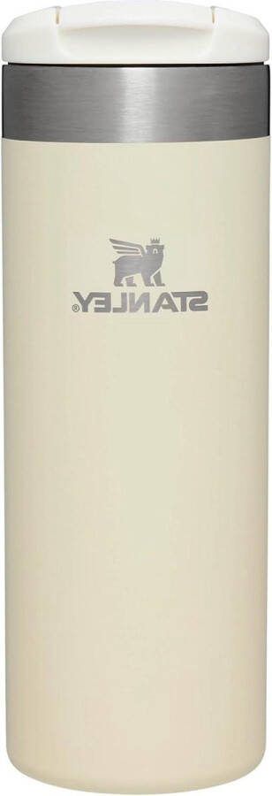 Transit Thermosbeker 0.47L RVS- Houdt Koffie 6 Uur Warm 8 Uur Koud Vaatwasmachinebestendig Lekvrij Auto Bekerhouder Cream Metallic