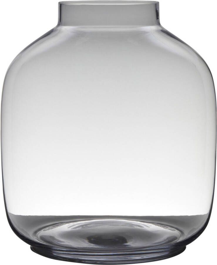 Merkloos Sans marque Transparante luxe grote stijlvolle vaas vazen van glas 43 x 38 cm Bloemen boeketten vaas voor binnen gebruik