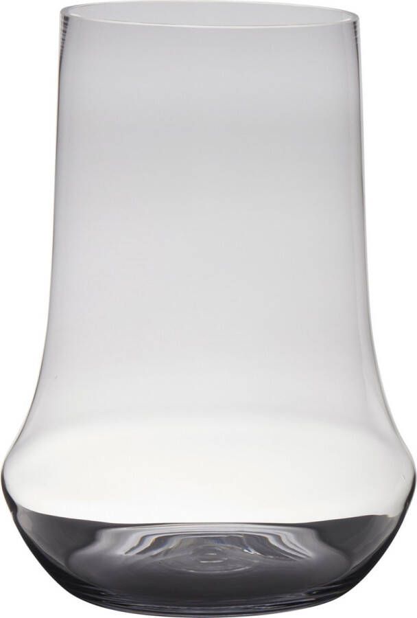 Merkloos Sans marque Transparante luxe grote stijlvolle vaas vazen van glas 45 x 33 cm Bloemen boeketten vaas voor binnen gebruik