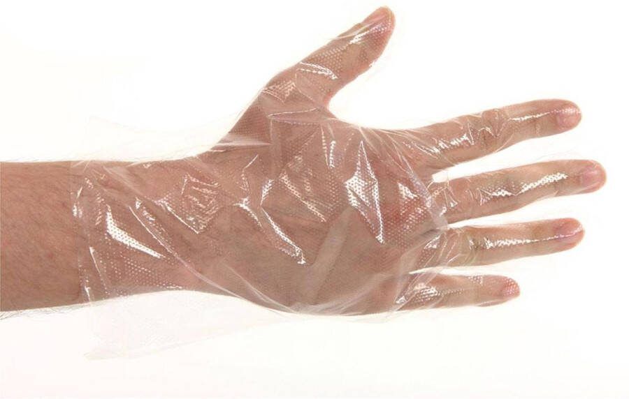 Transparante plastic wegwerp handschoenen Latex vrij universeel 300 stuks