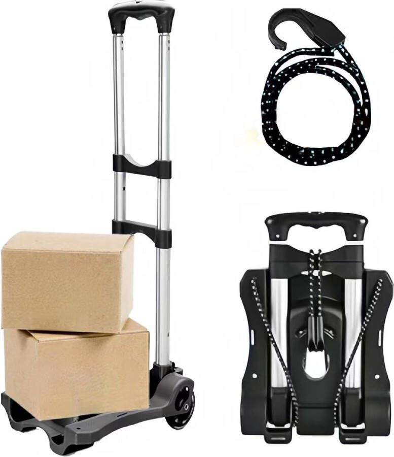 Transportwagen platformwagen trolley geluidsarme trolley steekwagen transportwagen multifunctionele trolley 40 kg