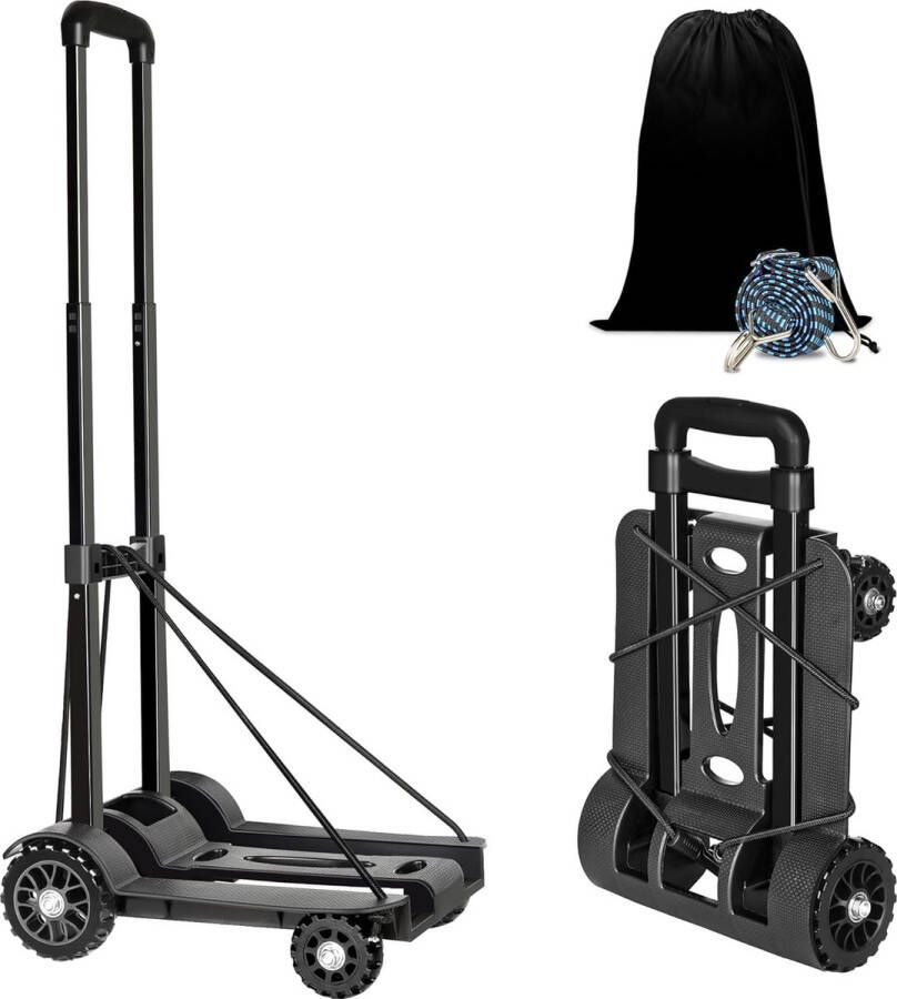 Transportwagen platformwagen trolley geluidsarme trolley steekwagen transportwagen multifunctionele trolley 50 kg