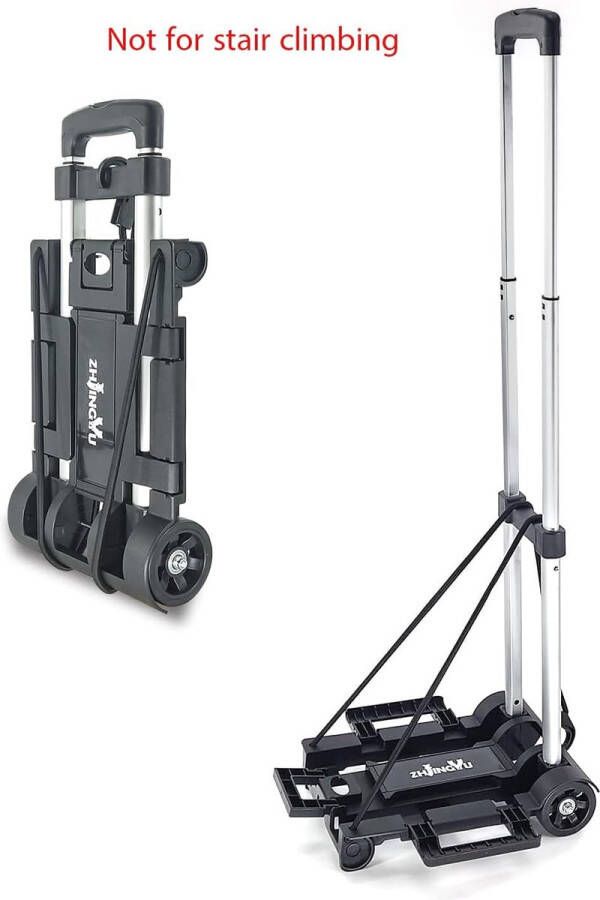 Transportwagen platformwagen trolley geluidsarme trolley steekwagen transportwagen multifunctionele trolley 77.11 Kilograms
