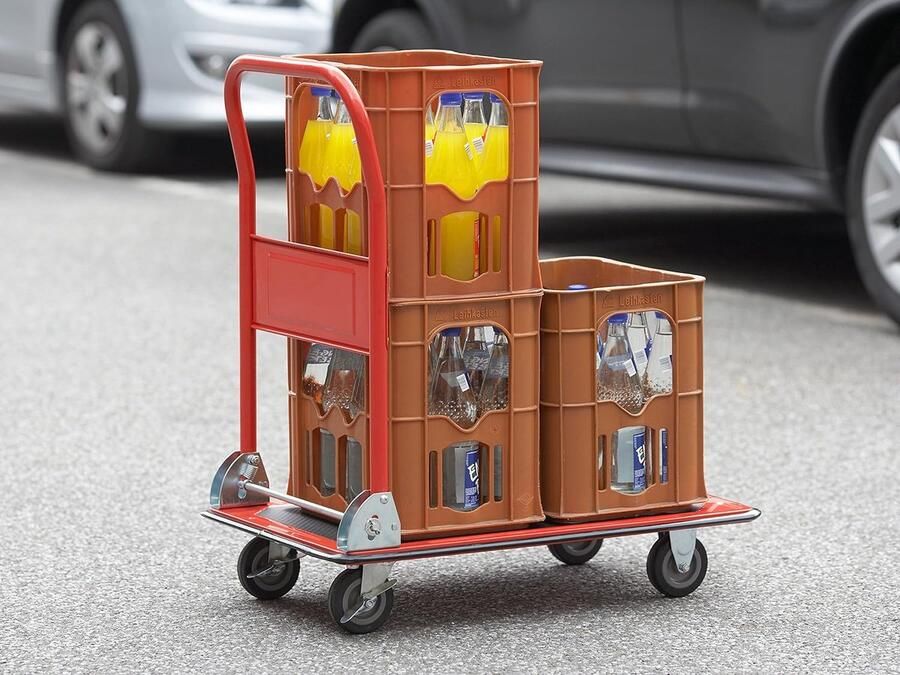 Transportwagen platformwagen trolley geluidsarme trolley steekwagen transportwagen multifunctionele trolley 150 kg