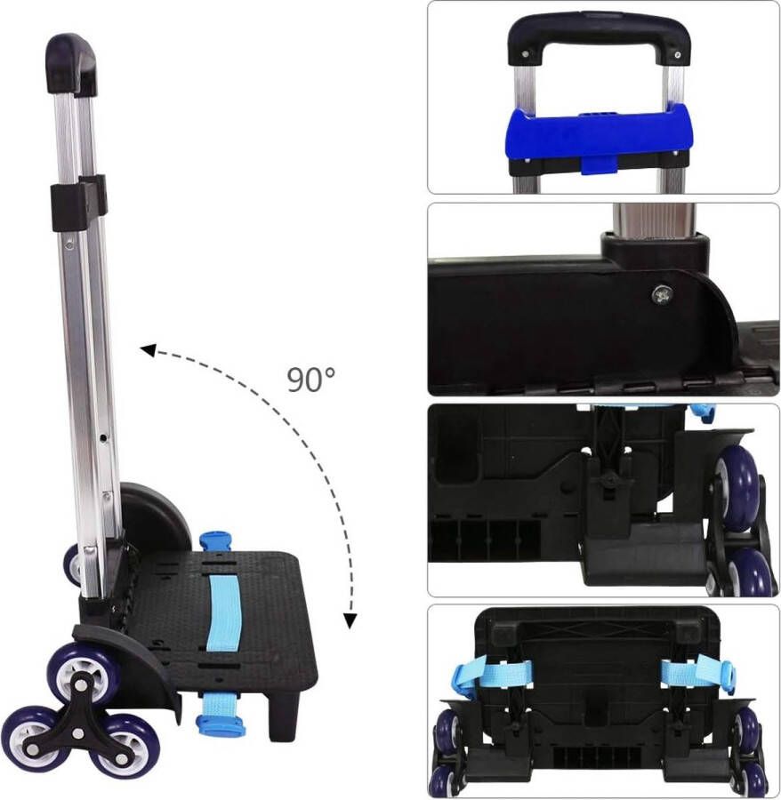 Transportwagen steekwagen transportwagen multifunctionele trolley 15 kg