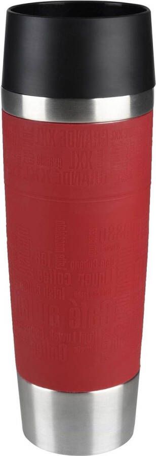 Travel Mug Grande Isoleerbeker 0.5 L RVS- rood Thermosbeker
