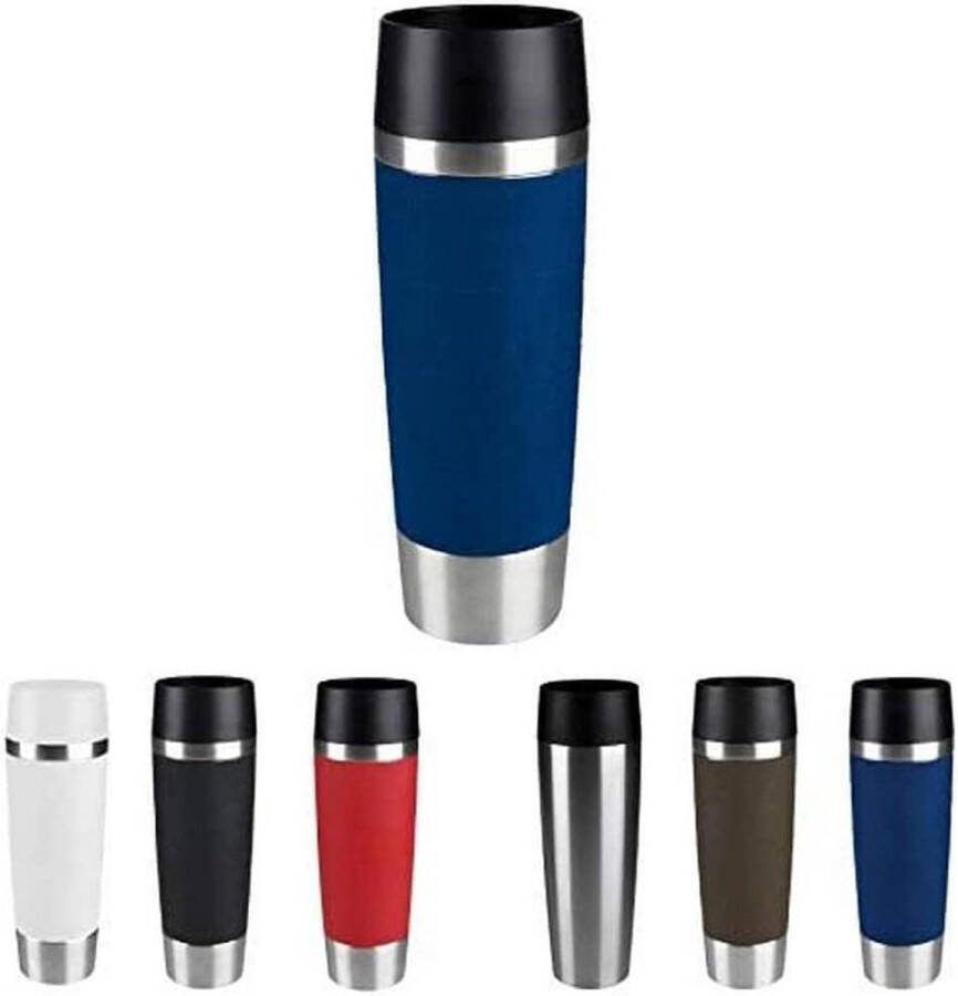 Travel Mug Standaard Design Thermobeker 360 ml met Deksel Ideaal voor Onderweg