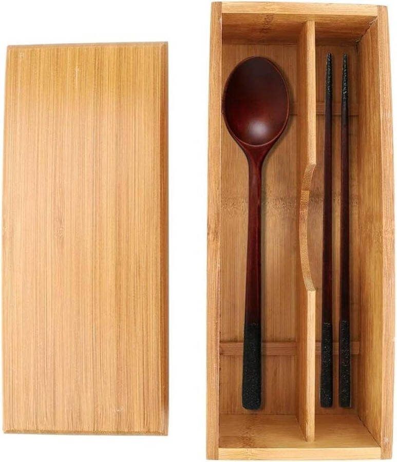 Travel Tableware Storage Box Case Lunch Bag Cutlery Chopsticks Spoon Fork Storage Box