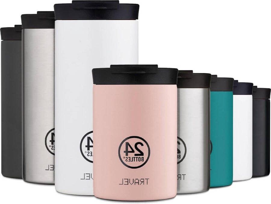 Travel Tumbler Thermosbeker 350 ml 600 ml voor reizen en kantoor 100% luchtdicht koffie en thee 6 uur warm 24 uur koud roestvrijstalen flessen
