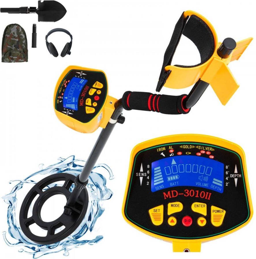 Dakta Treasure Scanner Professionele Metaaldetector 102-130cm Lengte Goudzoeker