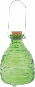 Trendoz Wespenval met hengel groen glas 14 cm wespenvanger
