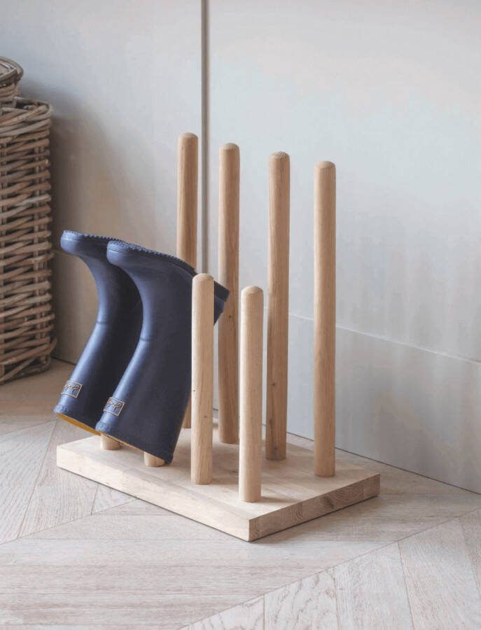 Trendyard Laarzenrek Hout Voor 4 Paar Laarzen Kinderlaarzen Binnen Eikenhout Schoenenrek Laarzen