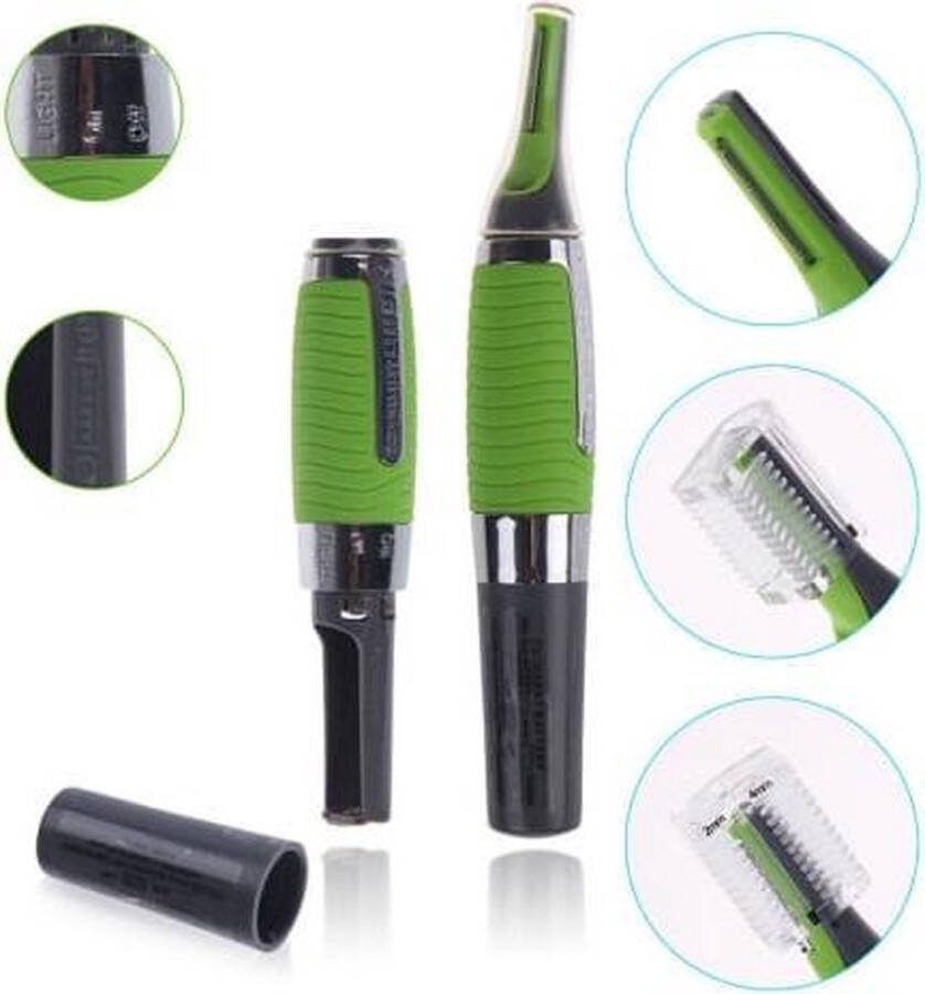 Trimmer Oortrimmer Neustrimmer Baard Nekhaar Inclusief Batterij