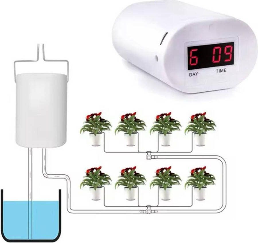 Tuin Automatische Waterpomp Controller Bloemen Planten 8 4 2 Hoofd Sprinkler Druppelirrigatie Apparaat Tuin Gereedschap