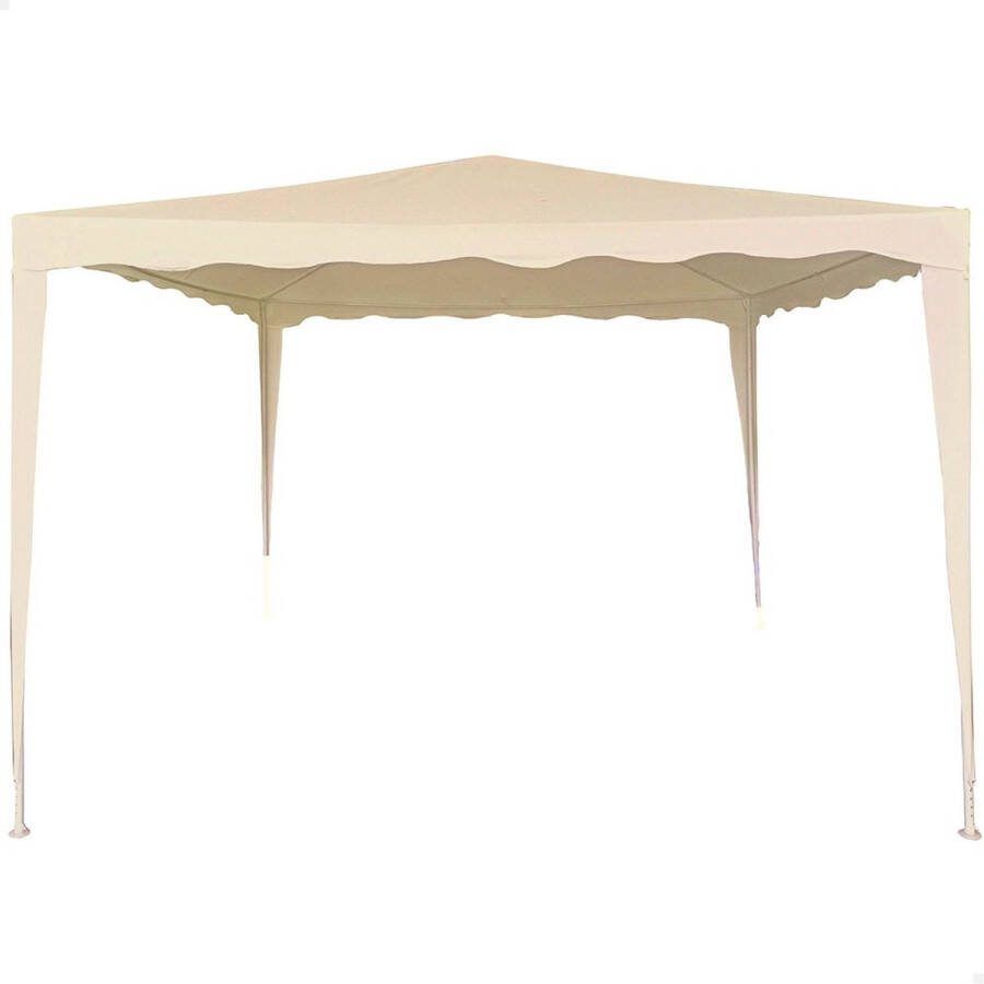 Tuinhuisje Aktive 300 x 240 x 300 cm Metaal Polyester Crème
