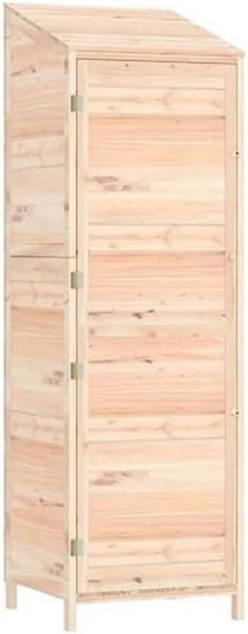 Tuinkast Hout Tuinkast Hout Berging -Tuinberging Hout Tuinkasten Voor Buiten 55x52x174.5 CM