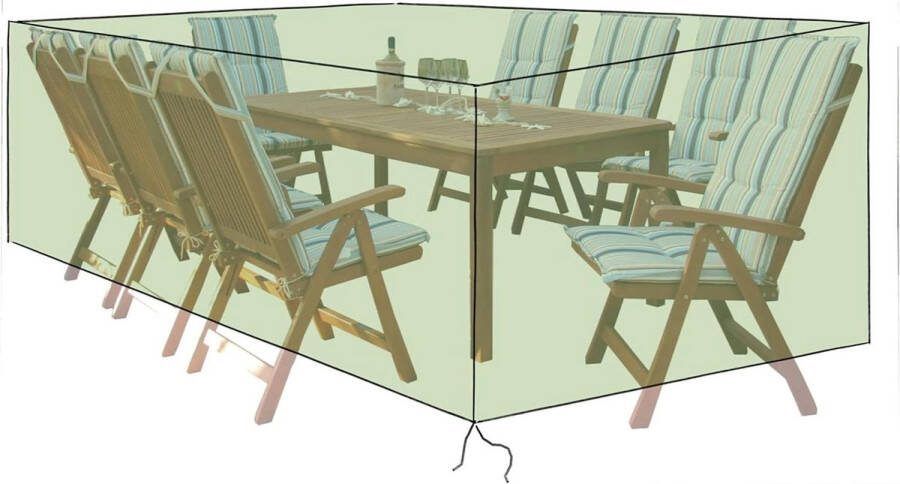 Tuinmeubelhoes groen voor zitgroep weerbestendig en waterdicht 250x210x90cm