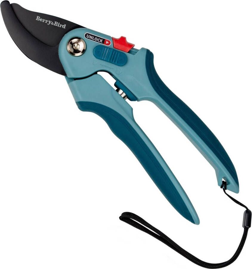 Tuinschaar handschaar 20 5 cm (2.66 inch) instelbare grootte bypass-schaar secateurs met SK5 High Carbon Steel Blades & Safety Lock voor snoeien van bloemen of takken