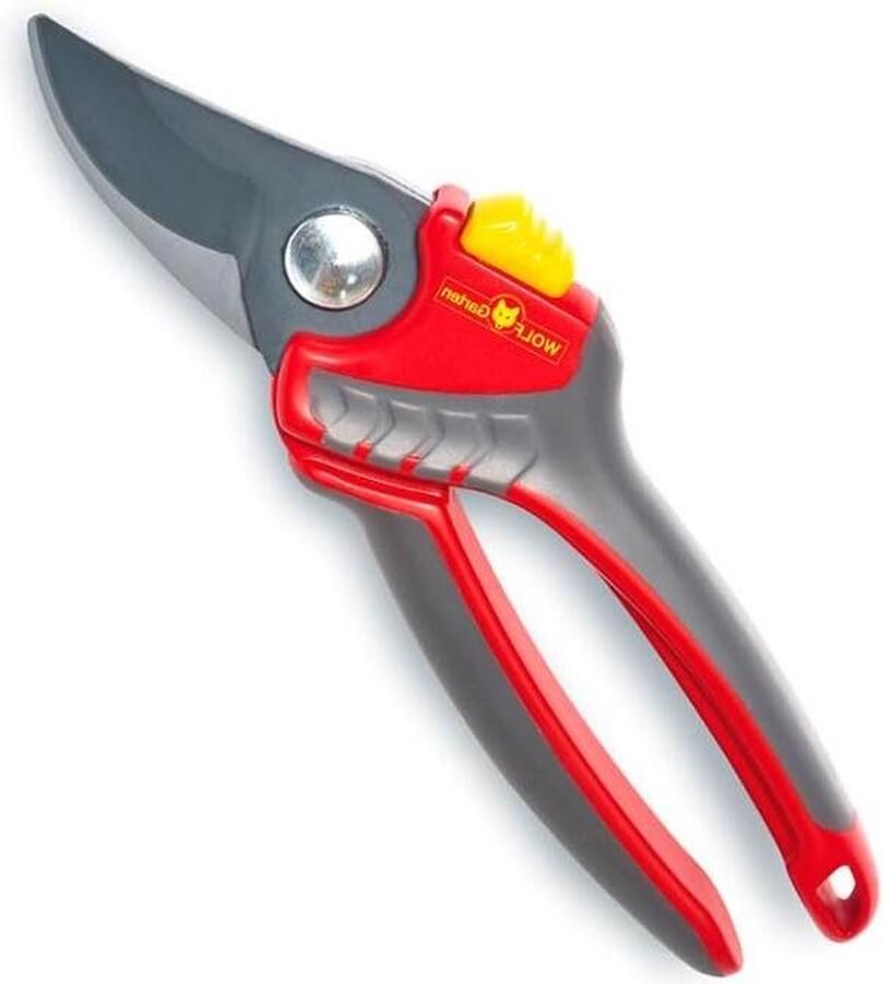 Tuinschaar met 2 snijkanten aluminium snoeischaar Premium Plus Rood Groot formaat