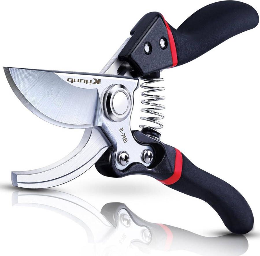 Tuinschaar met SK5-stalen lemmet snijdiameter 25 mm rozenschaar voor professioneel gebruik bypassschaar voor tuin tuingereedschap plantenschaar heggeschaar
