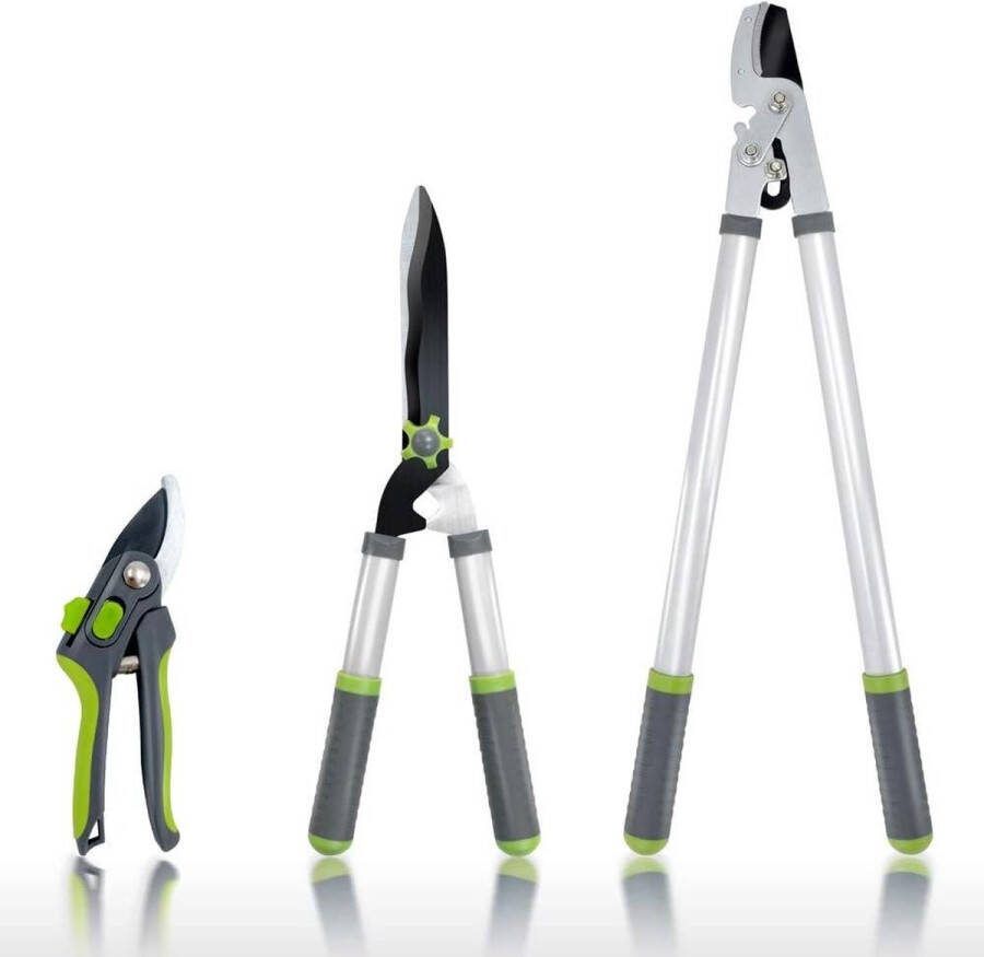 Tuinschaar set Heavy Duty 28 boomscharen Professionele 23 heggenschaar 203 cm snoeischaar voor boom- en struikverzorging