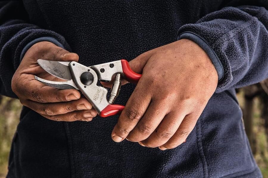 Tuinschaar voor linkshandigen Compacte schaar voor middelgrote handen knip ø 20 mm