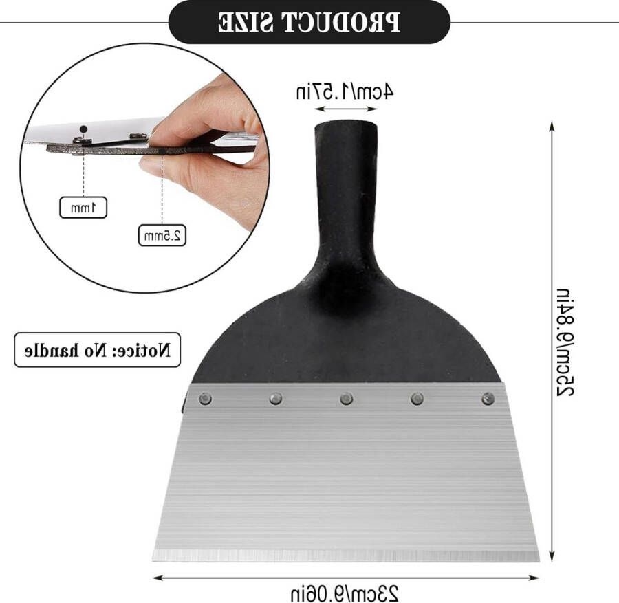 Tuinschep klein outdoor multifunctioneel wieden planten boerderij gereedschap 23 cm