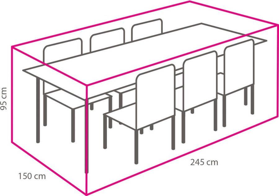 Winza Outdoor Covers Premium beschermhoes tuinset L Afmeting : 245x150x95 cm tuinset hoes