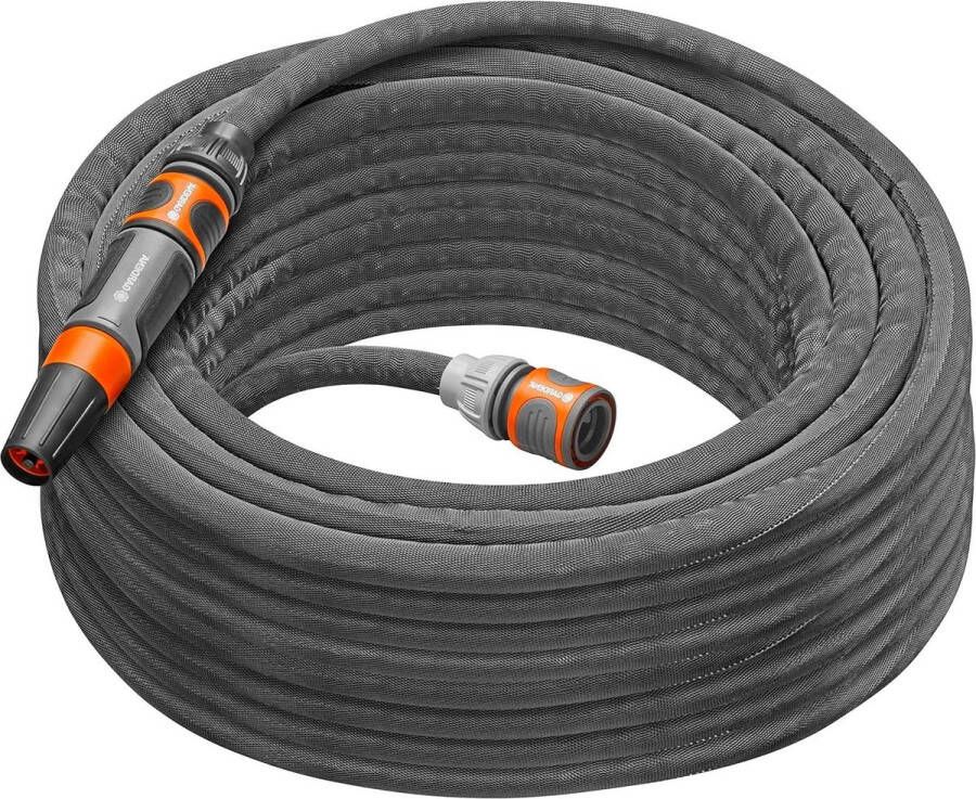 Tuinslang flexibel textielslang low weight weerbestendig 1 2 inch 20 m Zeer flexibele textielslang met PVC-binnenslang knikt niet (18450-20) Tuinslang
