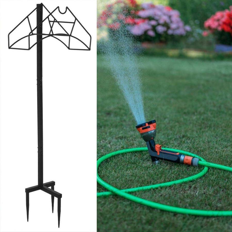 Tuinslanghouder verticaal 39 x 1095 x 17 cm draagvermogen 50 kg gereedschapshouder. Tuinslang haspel