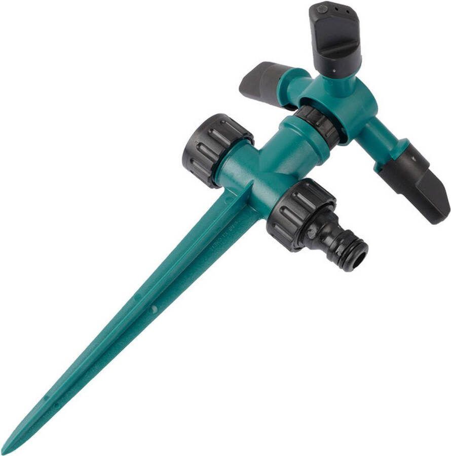 Tuinsproeier Zwenksproeier Gazonsproeiers Tuinsproeier Spuitdiameter 6 tot 15 meter 360°-rotatie Automatisch Bewateringssysteem voor Gazon Tuin Erf Groen