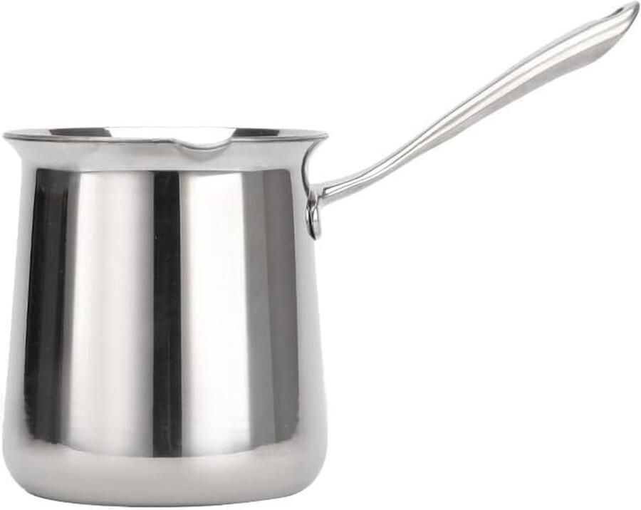 Turkse koffiepot melkpot Arabische koffiepot mokkapot Griekse koffiepot 18 10 roestvrij staal (600 ml)