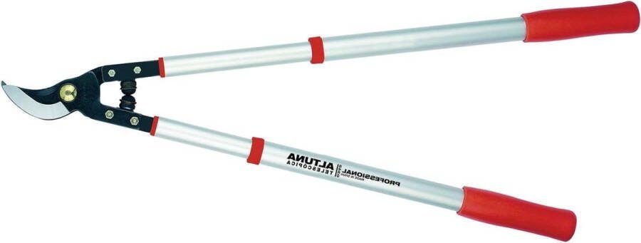 Tweehandige telescopische tuinschaar handmatige instelling ultralicht snoeischaar van gesmeed aluminium bypass-snijmechanisme