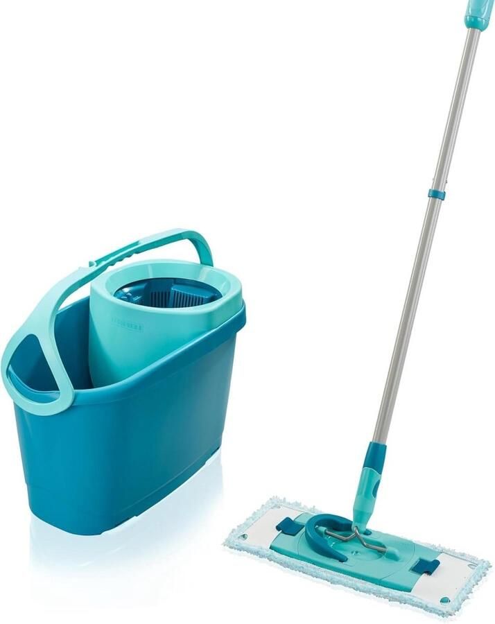 TWIST M Ergo47 x 28 x 33turquoise Leifheit dweil houten vloer reinigen mop and bucket set