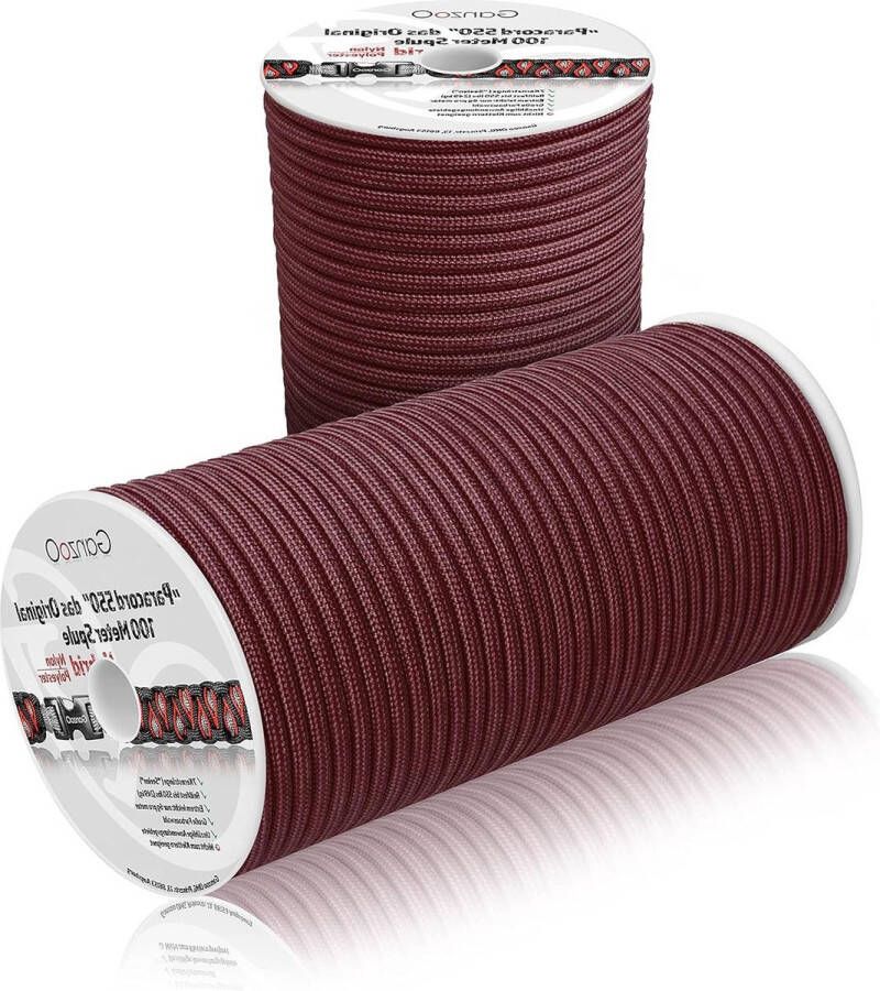Type Hybride Paracord 550 Touw voor Armband-Riem-Halsband Nylon-Polyester Hybride Touw Nieuwe Uitvoering 100 Meter