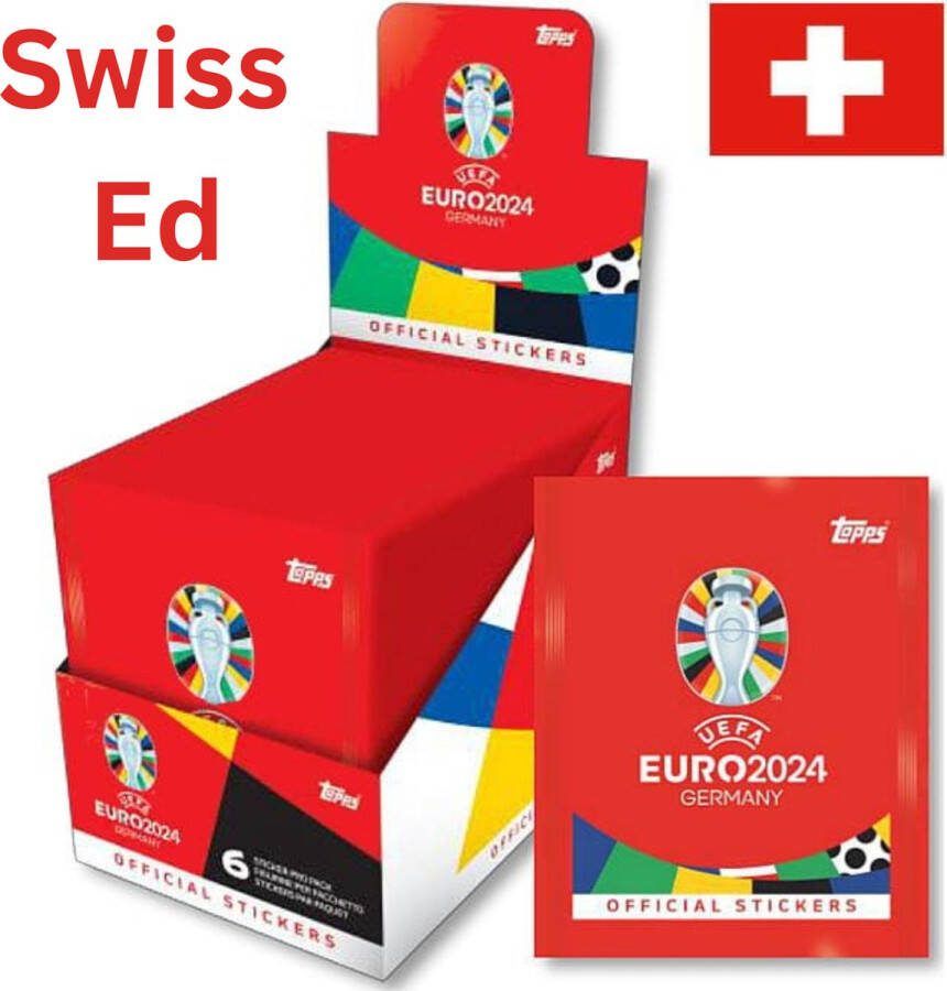 UEFA Euro 2024 Sticker Swiss Version 100 packs