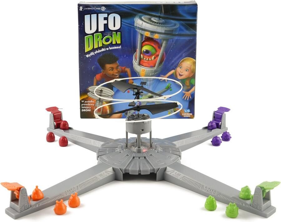 Ufodron arcade spel drone draagraket aliens LUCRUM GAMES