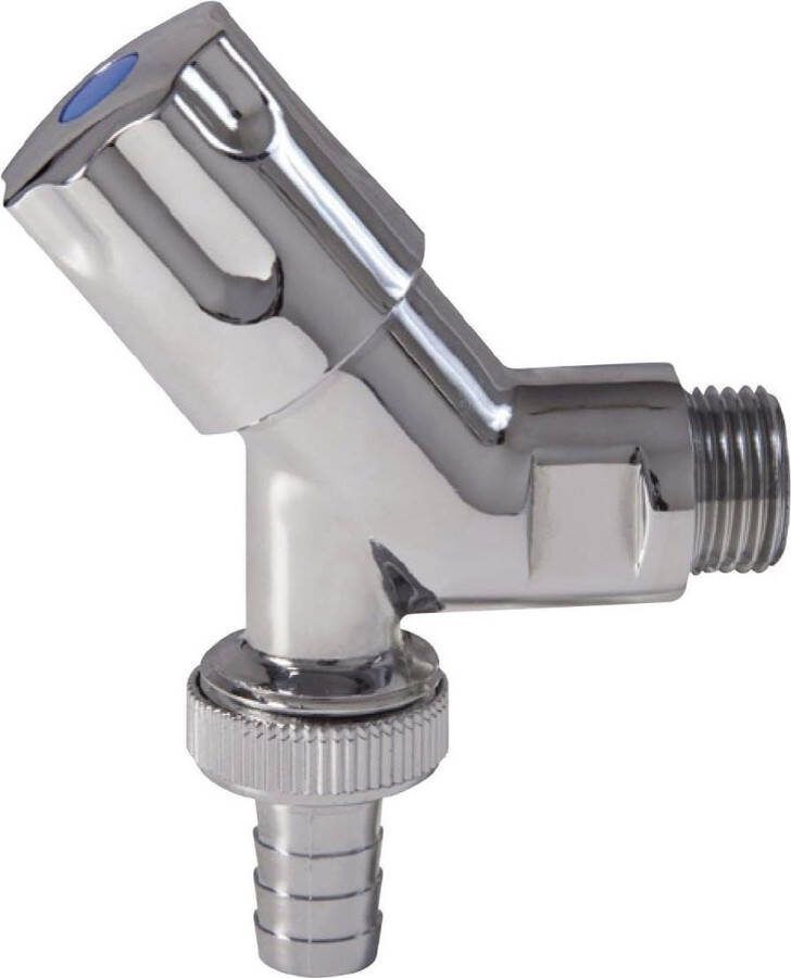 Uitloopventiel 1-2 Inch schuine zitschroefverbinding koudwaterkraan verchroomd kunststof buitenkraan