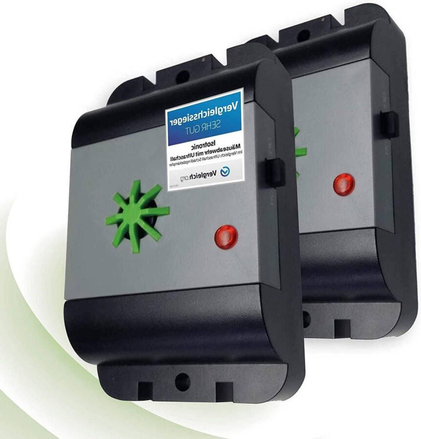 Ultrageluid muizenverjager-rattenverjager met testwinnaar elektronische ongedierteverjager voor huis kelder tuin verjaag muizen en ratten
