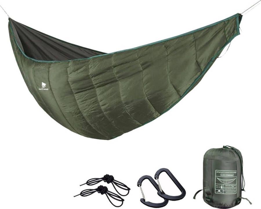 Ultralichte buiten hangmat onderquilt van katoen voor camping en wandelen draagbaar onderdeken voor slaapzakken op reis