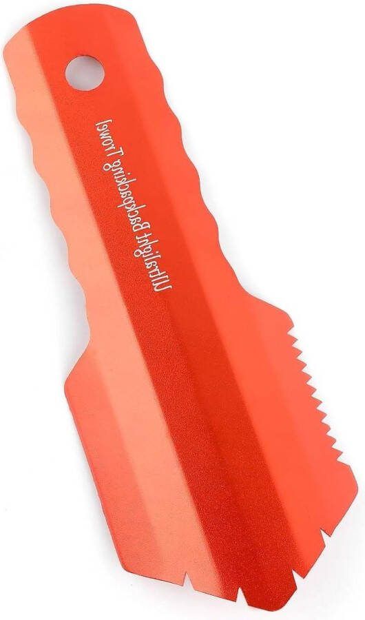Ultralight Camping Troffel Draagbare Aluminium Schop voor Backpacken en Wandelen met Langere Handvat